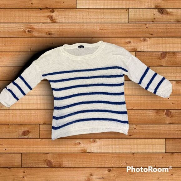 mine Sweaters - MINE Lightweight Nautical Striped Sweater